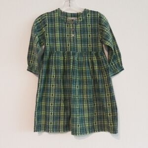 FLYSHACKER Plaid Long Sleeve Dress NWT